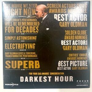 Darkest Hour DVD 2017 Focus Features FYC SAG Awards Screener